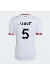 Liverpool Jeremy Jacquet #5 Fotballdrakt Borte Klær 2026-27 Korte ermer